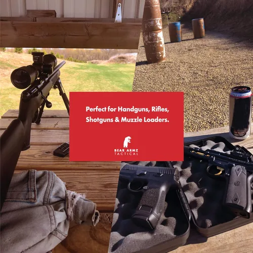 Miniatura 6 de Kit de limpieza universal para pistolas American Company Perfecto para escopetas, rifles, cargadores de bozales, pistolas y pistolas Estuche