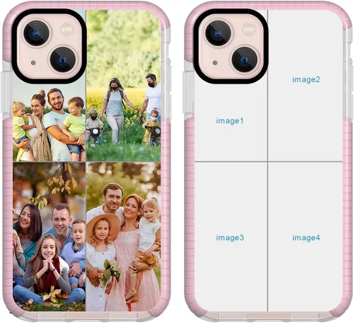 Miniatura 11 de Funda de teléfono personalizada para iPhone 13 personalizada con collage de múltiples imágenes, funda resistente a los arañazos, a los golpes, funda