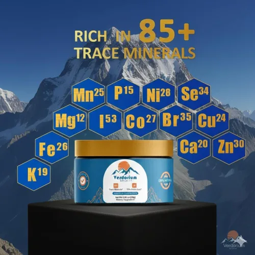 Miniatura 3 de Resina Shilajit pura del Himalaya Alta potencia para hombres y mujeres Potenciador de energía y apoyo inmunológico Más de 85 oligominerales