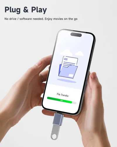 Miniatura 5 de Adaptador USB a USB C, 4 unidades, [USB-C a USB-A] y [USB-A a USB-C], compatible con iPhone 17/16/15 Pro Max, MacBook Pro/Air, Samsung Galaxy