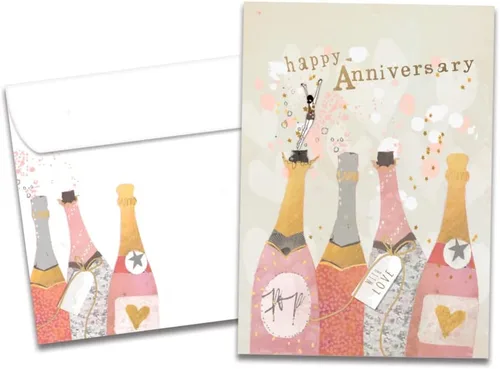 Miniatura 8 de Tree-Free Greetings - Tarjeta de felicitación de aniversario - Diseños artísticos - 1 tarjeta + sobre a juego - Fabricada en Estados Unidos - 100%