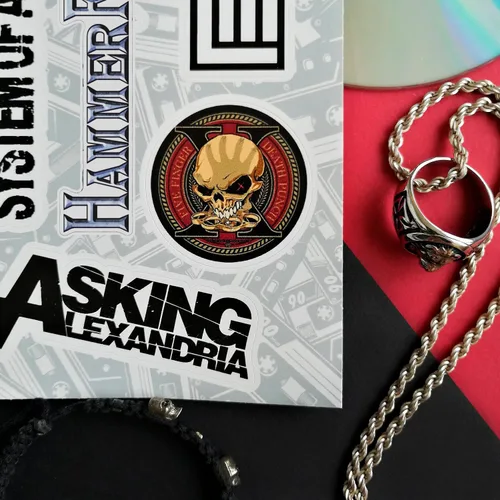 Miniatura 4 de BulbaCraft Pegatinas Legendarias de Bandas de Rock – Adhesivos de Vinilo para Laptop de Heavy Metal - Pegatinas de Bandas de Vinilo para Adultos
