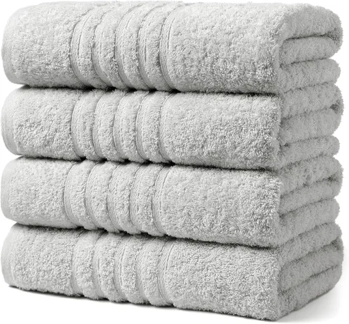Miniatura 39 de Aibaser Toallas de mano - 16x30 pulgadas - Toallas de mano ligeras y altamente absorbentes para baño, viaje, gimnasio, ducha y spa (Azul)