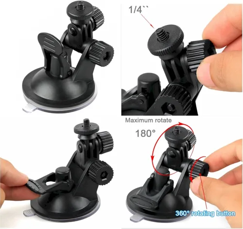 Miniatura 4 de DaVoice Soporte para teléfono celular para parabrisas de automóvil, compatible con iPhone X XS Max XR 8 Plus 7 Plus 6S Plus 6 Plus SE Samsung Galaxy