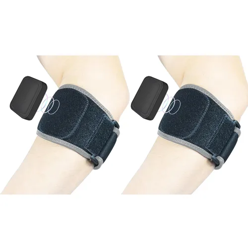 Miniatura 8 de Codera, coderas de tenis (1 par) para tendinitis y coderas de tenis, correas de codo de golfistas para hombres y mujeres, envolturas de neopreno