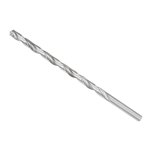 Miniatura 37 de Broca helicoidal extra larga, 0.276 in de diámetro de taladro 9.843 in de longitud total, broca helicoidal de acero de alta velocidad