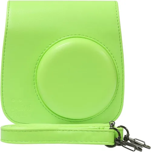 Miniatura 2 de Fuji Instax Mini 9 Cámara Instantánea Verde Lima con Estuche Personalizado + Paquete de Valor de Película (50 Hojas) Álbum de Fotos con Diseño