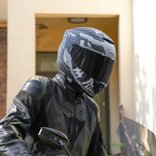 Miniatura 4 de Cascos de Motocicleta de Cara Completa WS-611 Casco de Moto de Calle para Adultos Hombres Mujeres Aprobado por DOT