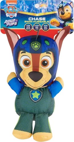 Miniatura 5 de SwimWays Paw Patrol AquaPups Chase Swim Huggable, juguetes de Paw Patrol, juguetes de baño y juguetes de playa, animal de peluche de agua flotante