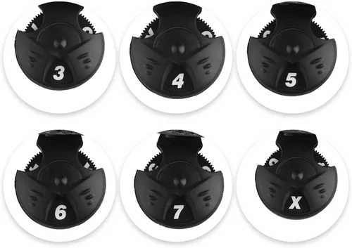 Miniatura 2 de Andux – Fundas de cabeza de palo de golf híbridos set de 4 con intercambiable Número Etiquetas con Dial No. Etiqueta Tubería de colores todos