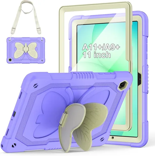 Miniatura 12 de HOGENL Funda para Samsung Galaxy Tab A9+/A9 Plus de 11 pulgadas 2023, funda protectora para tableta Galaxy Tab A9+ para niños y niñas con correa