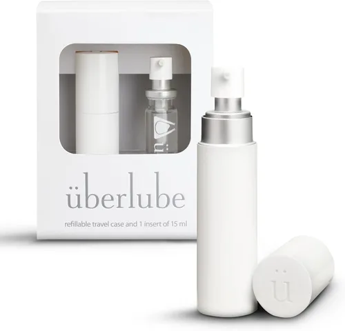 Miniatura 13 de Uberlube Lubricante de silicona - Good to Go Recarga de viaje, lubricante de silicona sin perfume, lubricación personal: lubricante sexual líquido