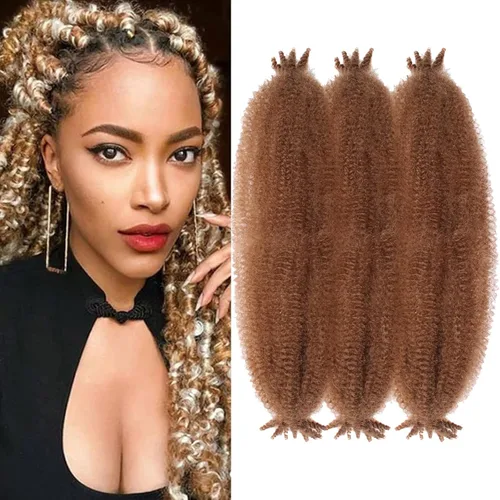 Miniatura 11 de ZRQ Cabello afro trenzado negro elástico para Butterfly Locs de 12 pulgadas, cabello trenzado de ganchillo Marley Twist preseparado, 3 paquetes