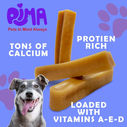 Miniatura 5 de PIMA - Masticables de queso canino, masticables naturales de yak para perros de 35 libras o más pequeños, sin lactosa, masticables de larga duración