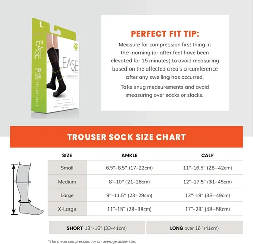 Miniatura 3 de Ease Opaque - Calcetines para hombre con compresión firme 30-40 mmHg