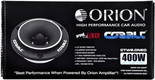 Miniatura 6 de 2 pares de 4 tweeter CTW2.0NEO fuerte 400 vatios NEODYMIUN Motor imán de alto rendimiento alto freq rango extendido 2000-24000 hZ audio estéreo