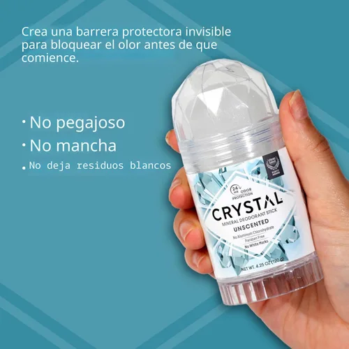 Miniatura 3 de Desodorante sin aroma CRYSTAL BODY (4.25 onzas líquidas)