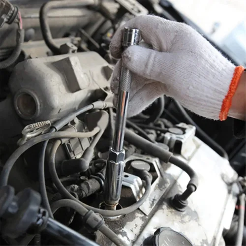 Miniatura 6 de Herramienta de extracción de llave de bujía, pared delgada, 12 ángulos, 0.551 in, 3/8 pulgadas, adecuada para BMW Mini Nissan, etc. 12 puntos 0.551