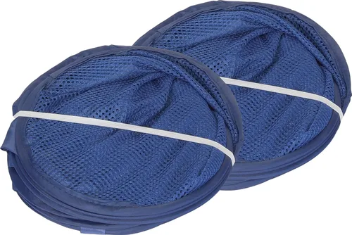 Miniatura 5 de Simple Houseware Mesh Pop-Up - Cesta de lavandería. Azul Oscuro