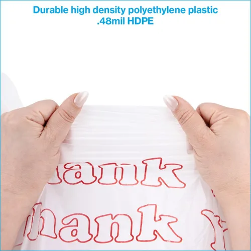Miniatura 3 de SSWBasics - Bolsas de agradecimiento premium para camisetas - 500 - Paquete, 18" x 8" x 30", espesor de HDPE de 0.48 mil - Ideal para restaurantes