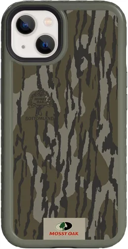 Miniatura 131 de cellhelmet Mossy Oak Agua Yellowfin Funda de doble capa en gris diseñada para iPhone 13 Mini a prueba de golpes y caídas, duradera, como se ve