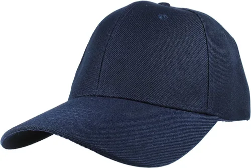 Miniatura 61 de Gorras de béisbol con correa trasera ajustable, lisas, negras, 12