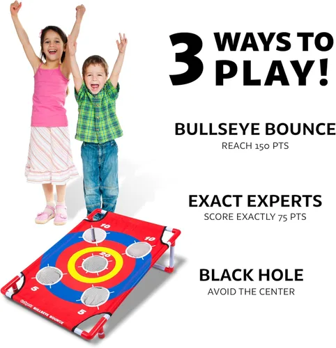 Miniatura 6 de GoSports 3 x 2 ft Arcade Cornhole Game - Portable Bean Bag Toss Game