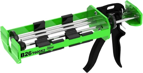 Miniatura 2 de Albion Engineering B26T600 Pistola adhesiva epóxica de cartucho múltiple, 10.1 fl oz x 10.1 fl oz