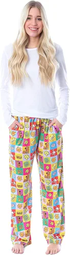 Miniatura 2 de Scooby-Doo Relp - Pantalones de pijama para mujer, diseño de huellas cuadradas