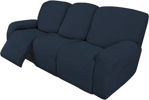Miniatura 40 de Easy-Going - Funda elástica para sofá reclinable y sofá cama, 6 piezas, protector de muebles, suave, parte inferior elástica, tela jacquard