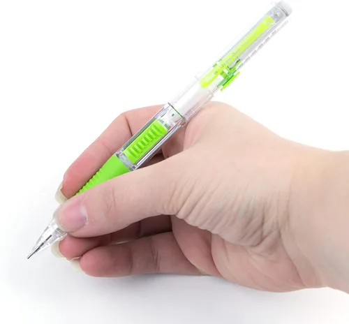 Miniatura 8 de Pentel QUICK CLICK - Portaminas mecánico (0.7mm), cuerpo verde, caja de 12 lápices (PD217D)