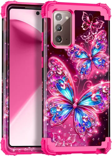 Miniatura 18 de Miqala Funda para Galaxy S9, brilla en la oscuridad, tres capas, resistente, a prueba de golpes, protección de cuerpo completo, parachoques