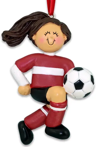 Miniatura 10 de Adornos de fútbol 3D para niño para árbol de Navidad, adorno de fútbol personalizado 2025, adornos de Navidad personalizados para niños, regalos