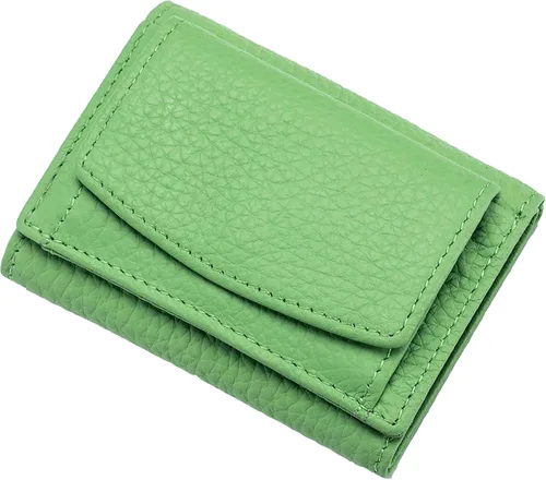 Miniatura 9 de Mini cartera unisex con bloqueo RFID con bolsa para monedas, bolsillo organizador de fraude de tarjetas de crédito, plegable, delgado y compacto