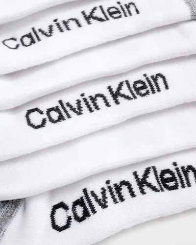 Miniatura 26 de Calvin Klein Calcetines para hombre, mezcla de algodón, acolchados, sin talla, forro de calcetines atléticos (6 unidades)