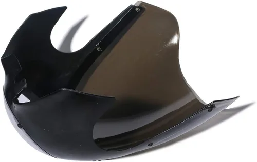 Miniatura 3 de XMT-MOTO Pantalla de carenado de faros delanteros para motocicleta de 5.75 pulgadas, 5-3/4 pulgadas, color negro y humo, retro, Cafe Racer, ajuste