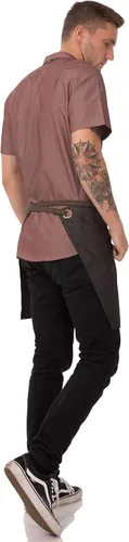 Miniatura 2 de Chef Works Wet Look Bistro Delantal, MarrónNegro, talla única