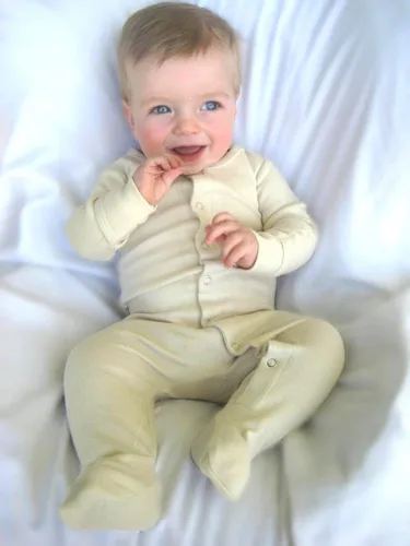 Miniatura 3 de L'ovedbaby Baby Girls Organic Baby Snap Footie