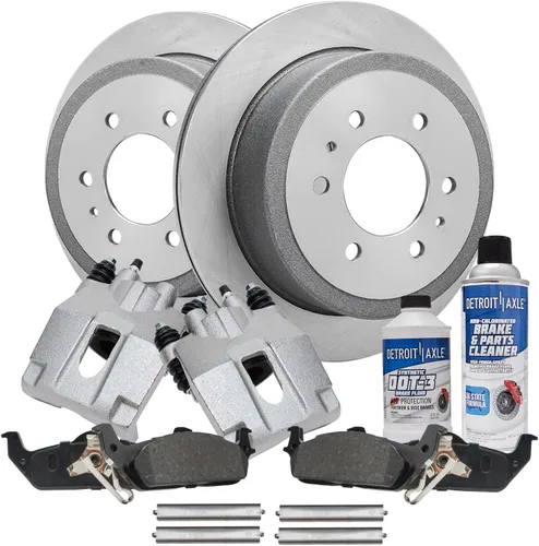 Miniatura 31 de Detroit Axle - Rotores de freno para Chrysler 200 2015 2016 2017, Rotores de freno de disco de reemplazo: 12.01" pulgadas delantero y 10.95