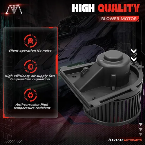 Miniatura 4 de 700158 Conjunto de motor de soplador HVAC apto para VW Beetle/Golf/GTI/Jetta, para Porsche Cayman/Boxster/911. para Audi TT/TT Quattro