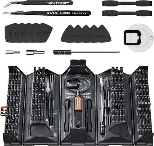 Miniatura 9 de Mini destornillador eléctrico, JAKEMY destornillador de potencia de par ajustable de doble modo, destornillador de precisión magnético inalámbrico