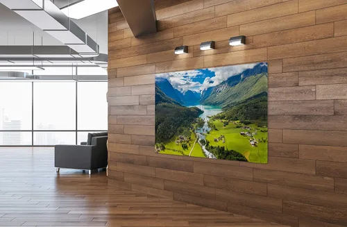 Miniatura 4 de SpiritualHands Lienzo decorativo para pared, diseño de lugares famosos del patrimonio mundial, carteles enmarcados escénicos, paisajes modernos, 23