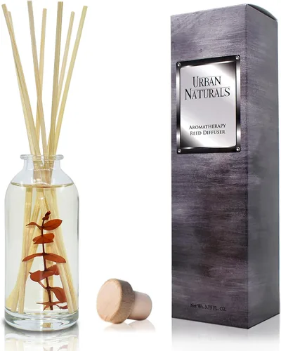 Miniatura 45 de Urban Naturals Amber & Lavender - Juego de difusor con varillas aromáticas Colección de aromaterapia (Awaken + Renew) Mind & Body Ambientador