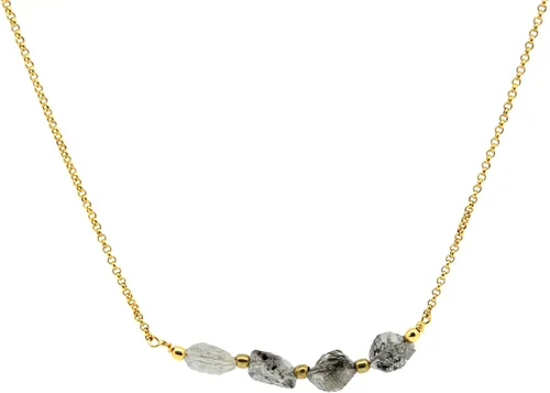 Miniatura 24 de Gempires Natural Raw Bar Crystals Pendant Necklace Handmade Jewelry 22 inch Adjustable Chain