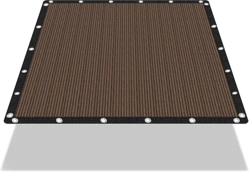 Miniatura 27 de EMERIT 90% Tela de sombra para patio, jardín, pérgola, toldo con ojales (gris, 10 x 14 pies)