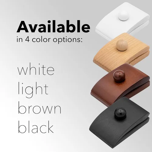 Miniatura 5 de 4 ganchos grandes para tapiz, perchas de madera para exhibición en la pared, colgador de alfombra para colgar en la pared, soporte de abrazaderas