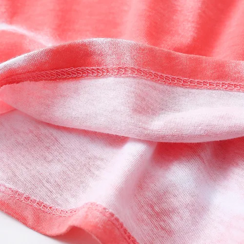 Miniatura 5 de Inadays Camisón de algodón para mujer, ropa de dormir de manga corta, camisón casual con estampado, pijama holgado y cómodo