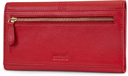 Miniatura 3 de Timberland - Cartera de piel con solapa RFID para mujer, Rojo, talla única