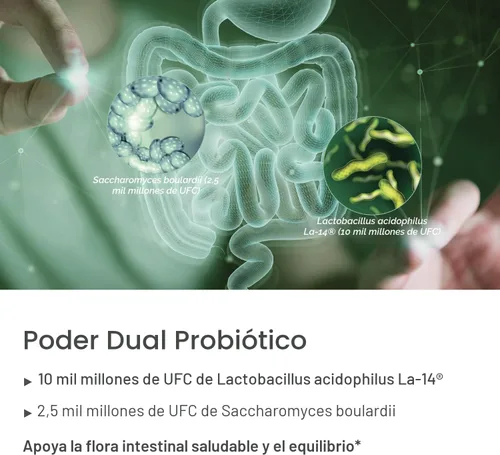 Miniatura 7 de Probióticos de viaje para la salud digestiva, apoyo inmunológico y diarrea ocasional del viajero Probióticos para la salud intestinal Suplemento