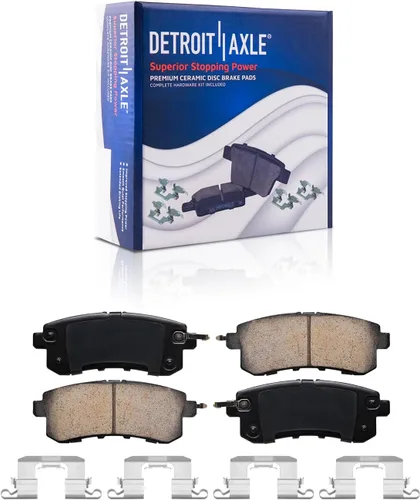 Miniatura 133 de Detroit Axle - Pastillas de Freno para Nissan Altima Sentra 350Z Juke INFINITI G35, Pastillas de Freno Cerámica Delanteras y Traseras Reemplazo